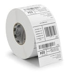Zebra Z-Select 2000D 76.2 x 101.6mm Direct Thermal Paper Mobile Printer Labels, Coated, Permanent Adhesive, 35mm Core, Perforation and Black Mark, 3002086