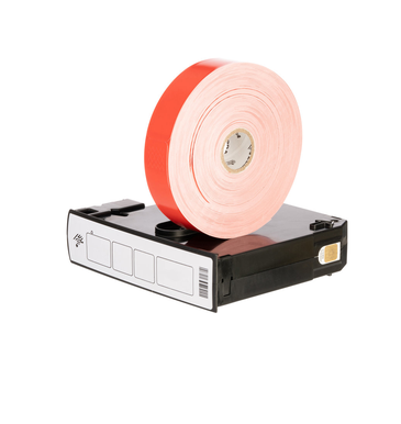 Zebra Z-Band Splash wristbands for HC100 printers, 6x cartridges per kit (350 bands cartridge), colour: red, 10012717-1K