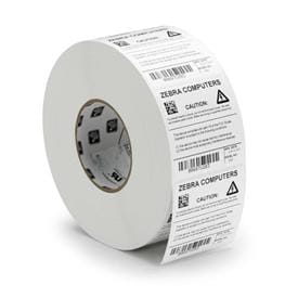 Zebra Z-Select 2000D 102 x 38mm Direct Thermal Paper Labels, Coated, Permanent Adhesive, 76mm Core, Perforation, 800740-155