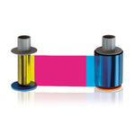 Fargo EZ YMCKOK* Cartridge: Full-color with two resin black panels and Clear Overlay panel, 250 images, 45031