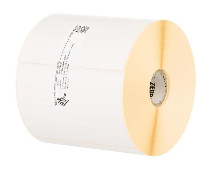 Zebra White Z-Perform 1000D 70 x 38mm Direct Thermal Labels, Uncoated, Permanent Adhesive, 25mm Core, 880181-038D