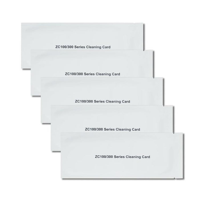 Zebra Cleaning card, pack of 2, improved, fits for: ZC100, ZC300, 105999-310-01