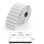 Zebra 8000D Jewellery 56 x 13mm Direct Thermal Polypropylene Label (with flaps), 10010065