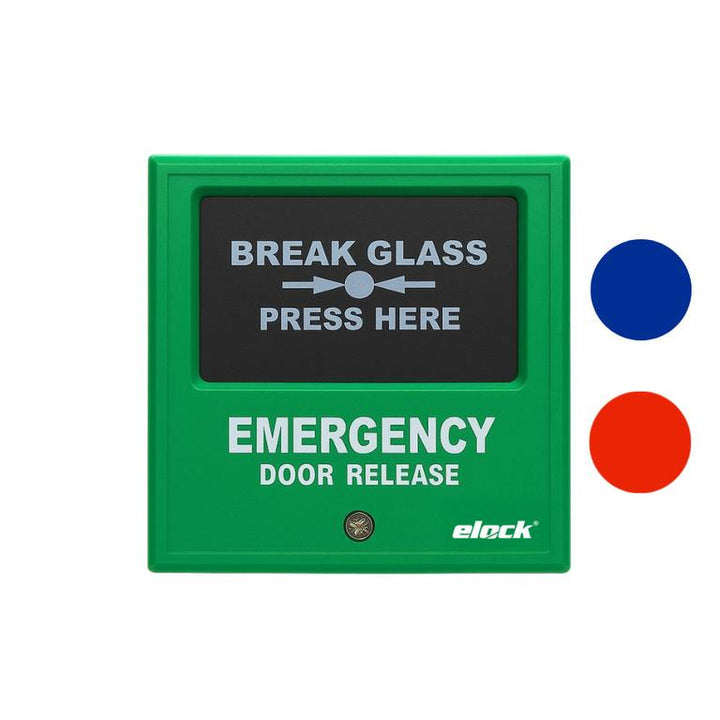 ELOCK EL-EB4G Emergency Break Glass Door Release Green