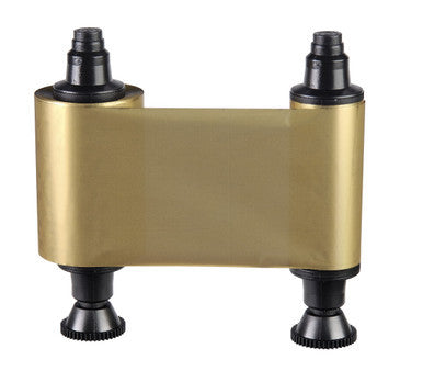 Evolis Gold Monochrome Ribbon (1000 Prints)Gold, single-sided prints per roll, fits for: Pebble, Dulays, Quantum and Securion, R2016
