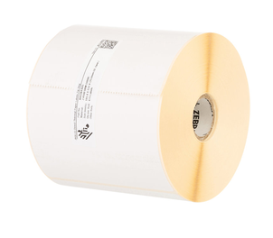 Zebra Z-Perform 1000D Direct Thermal Labels, 102 x 152mm, Uncoated, Permanent Adhesive, 19mm Core, Black Mark, 3005281-T