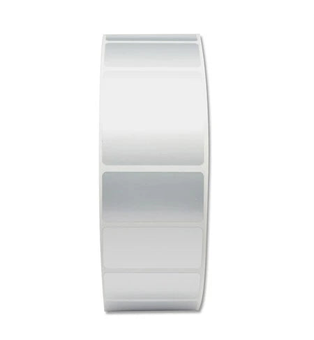 Zebra Z-Ultimate 3000T - Premium Gloss Silver Thermal Transfer Polyester Label Permanent Adhesive 38mm x 19mm Labels per Roll: 3720 Rolls Box: 12, 3006493