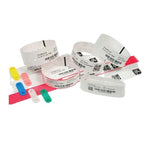 Zebra Z-Band Direct, adhesive closure, adult, colour: red, contains 6 cartridges, 10006995-1K