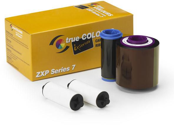 Zebra ix Series color ribbon for ZXP Series 7 YMCKOK(750)images, 800077-749EM