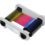 Evolis YMCKO Half Panel Colour Ribbon (400 Prints), R5H004NAA