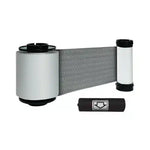 IDP Grey Monochrome Scratch-Off Ribbon, 3000 Prints, Includes 1x Cleaning Roller, Compatible with the Smart-70 ID Card Printer, 659196