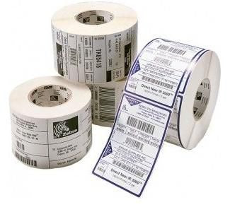Zebra Z-Perform 1000D 100 x 50mm Direct Thermal Paper Label, Uncoated, Permanent Adhesive, 76mm Core, 3006777-T