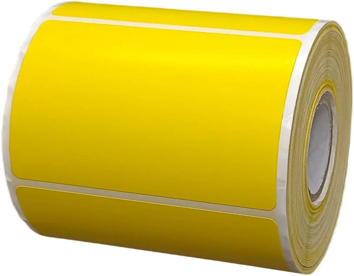 Barcode Label 100mm x 150mm (Yellow)
