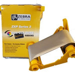 Zebra True Colours ix Series Print Ribbons Monochrome Silver, 800033-807