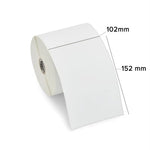 Zebra Z-Perform 1000D Label, Paper, 102x152mm; Direct Thermal, Uncoated, Permanent Adhesive, 25mm Core, Perforation, 800284-605