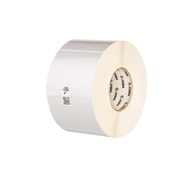 Zebra Label, Polyester, 60x39mm; Thermal Transfer, Z-Ultimate 3000T Silver, Uncoated, Permanent Adhesive, 76mm Core., 86164
