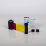 IDP Smart YMCKK Colour Ribbon, 500 Prints Per Roll, Required to activate SmartMark technology, For Smart-81 Retransfer ID Card Printer Series, 653379