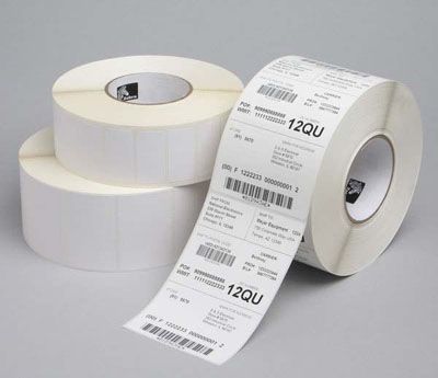 Zebra Z-Select 2000D 76 x 25mm Direct Thermal Paper Labels, Coated, Permanent Adhesive, Core, Perforation, 800263-105
