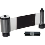 IDP KO Ribbon (Black and Overlay Panels), 600 Monochrome Single-Sided Prints, Includes 1x Cleaning Roller. Compatible with the Smart 30 50 ID Card Printers, 650655