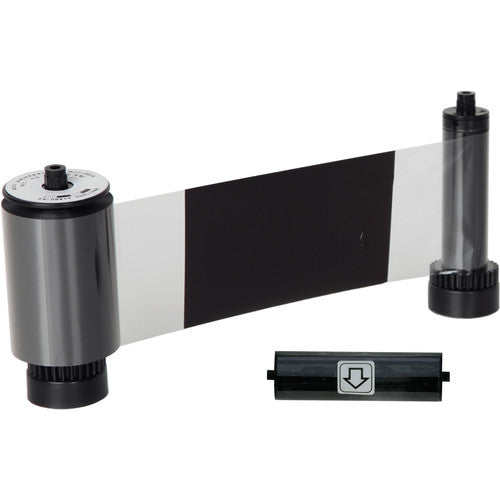 IDP KO Ribbon (Black and Overlay Panels), 600 Monochrome Single-Sided Prints, Includes 1x Cleaning Roller. Compatible with the Smart 30 50 ID Card Printers, 650655