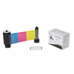 IDP Half YMCKO Ribbon, 350 Single-Sided Prints, Includes 1x Cleaning Roller, Compatible with the Smart 30 and 50 ID Card Printers, 650640