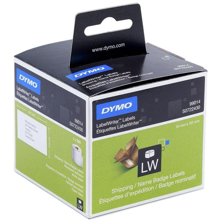 DYMO 99014 LabelWriter Shipping and Badge Labels 54 x 101mm S0722430