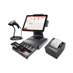 Easypos POS Machine EPPS-315 (Intel i5, 4GB, 128GB) with Receipt Printer, Cash Drawer & Barcode Scanner
