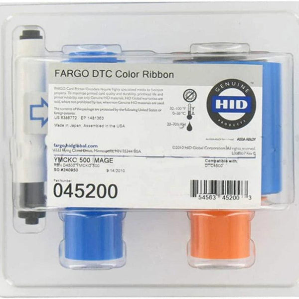Fargo DTC4500e YMCKO Ribbon – 700 Images (45230)