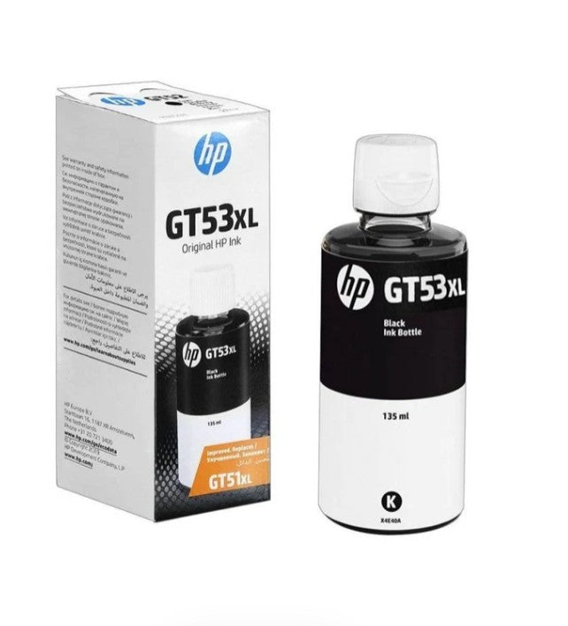 HP GT53XL and GT52 Original Ink Bottle - Black 1VV21AE