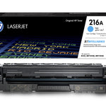 HP LaserJet toner cartridge and packaging on a white background