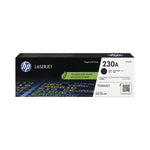 HP LaserJet toner cartridge 230A on a white background