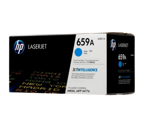 HP 659A Original Cyan W2011A Toner Cartridge for HP LaserJet Enterprise Flow M776, M856