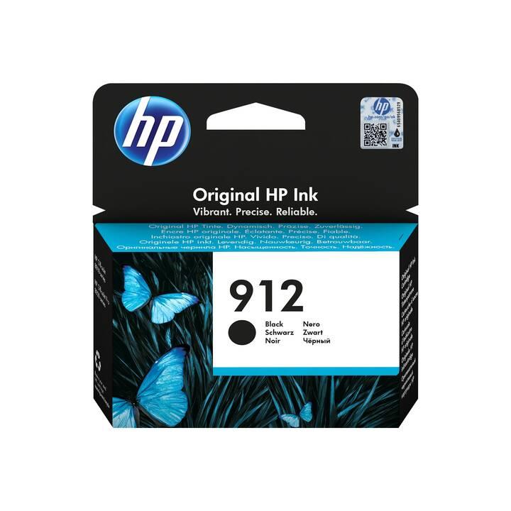 HP 912 ink cartridge packaging with butterflies on a white background