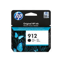 HP 912 ink cartridge packaging with butterflies on a white background
