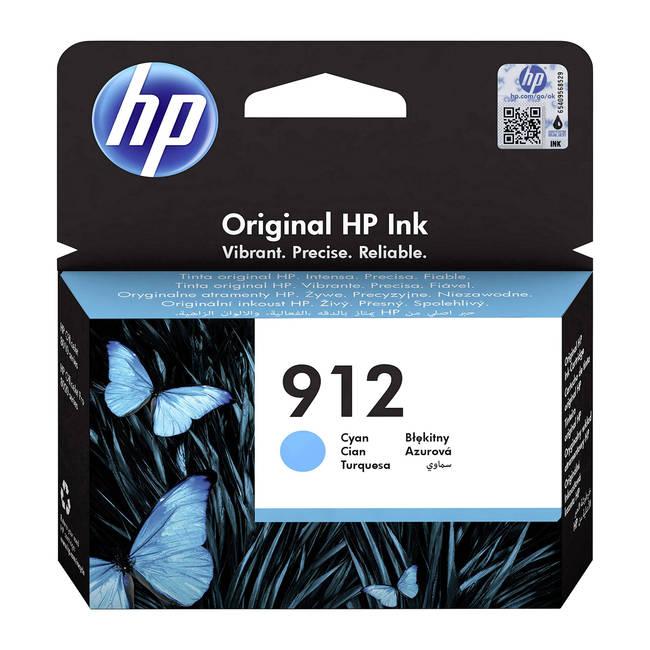 HP 912 Original Cyan 3YL77AEInk Cartridge for HP Officejet 8010,Pro 8020, Pro 8030 All-in-One Printer series - Standard