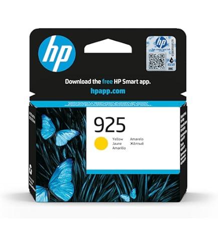 HP 925 Original Yellow 4K0V8PE Ink Cartridge for HP Officejet Pro 8123, 8120 series, 8130 series