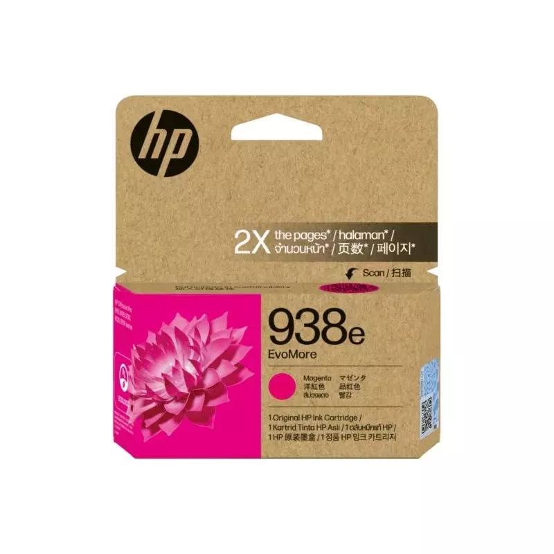 HP 938e EvoMore Original Magenta 4S6Y0PE Ink Cartridge for HP OfficeJet Pro 9730, 9720, 9120, 9110b , 9120b, 9130, 9130b All In One Printers
