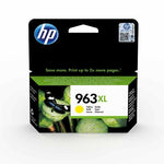 HP 963XL yellow ink cartridge packaging on a white background