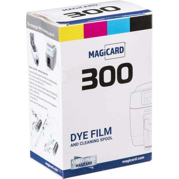 Magicard SW300YMCKO YMCKO Dye Film with Cleaning Spool – 300 Prints