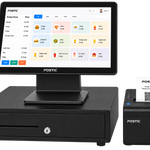POSTIC POS Machine Bundle POSTICN5095 (Celeron, 4GB, 128GB SSD) + Cash Drawer + Receipt Printer
