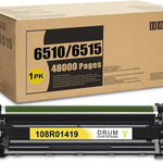 Xerox 108R01419 Yellow Drum Cartridge – Yield ~48,000-Pages Laser Imaging Drum for Phaser 6510 & WorkCentre 6515