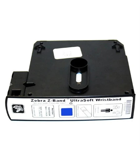 Zebra Z-Band Direct, adhesive closure, adult, colour: blue, contains 6 cartridges, 10006995-2K