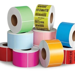 Barcode Label 60mm x 35mm Direct Thermal (Yellow, Black)