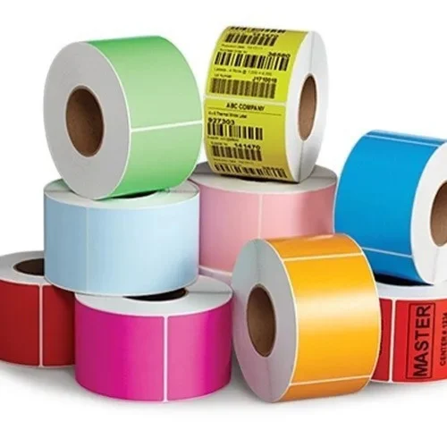 Barcode Label 100mm x150mm Direct Thermal (Maroon)