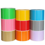 Barcode Label 100mm x 25mm Polypropylene Labels (Yellow)
