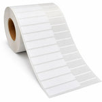 Glossy Jewelry Barcode Label 82.725mm x 37.306mm (White)