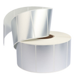 Glossy Barcode Label 100mm x 100mm Polypropylene Labels (White)