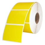 Barcode Label 60mm x 35mm Direct Thermal (Yellow)