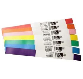 Zebra Z-Band Fun wristbands for HC100 printers, 6x cartridges per kit (350 bands cartridge), colour: blue, 10012713-3K