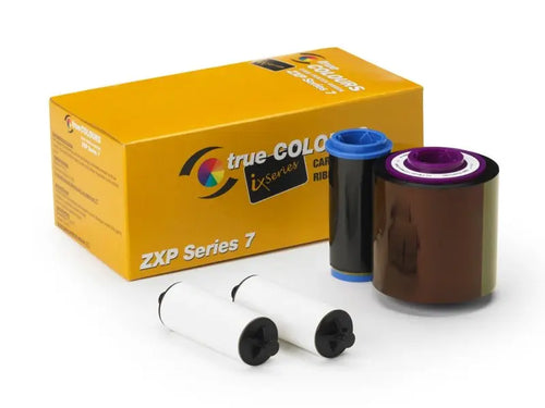 Zebra ZXP Series 7 1250 Prints Per Roll ix Series 1/2 Panel YMCKO Colour Ribbon 800077-747EM